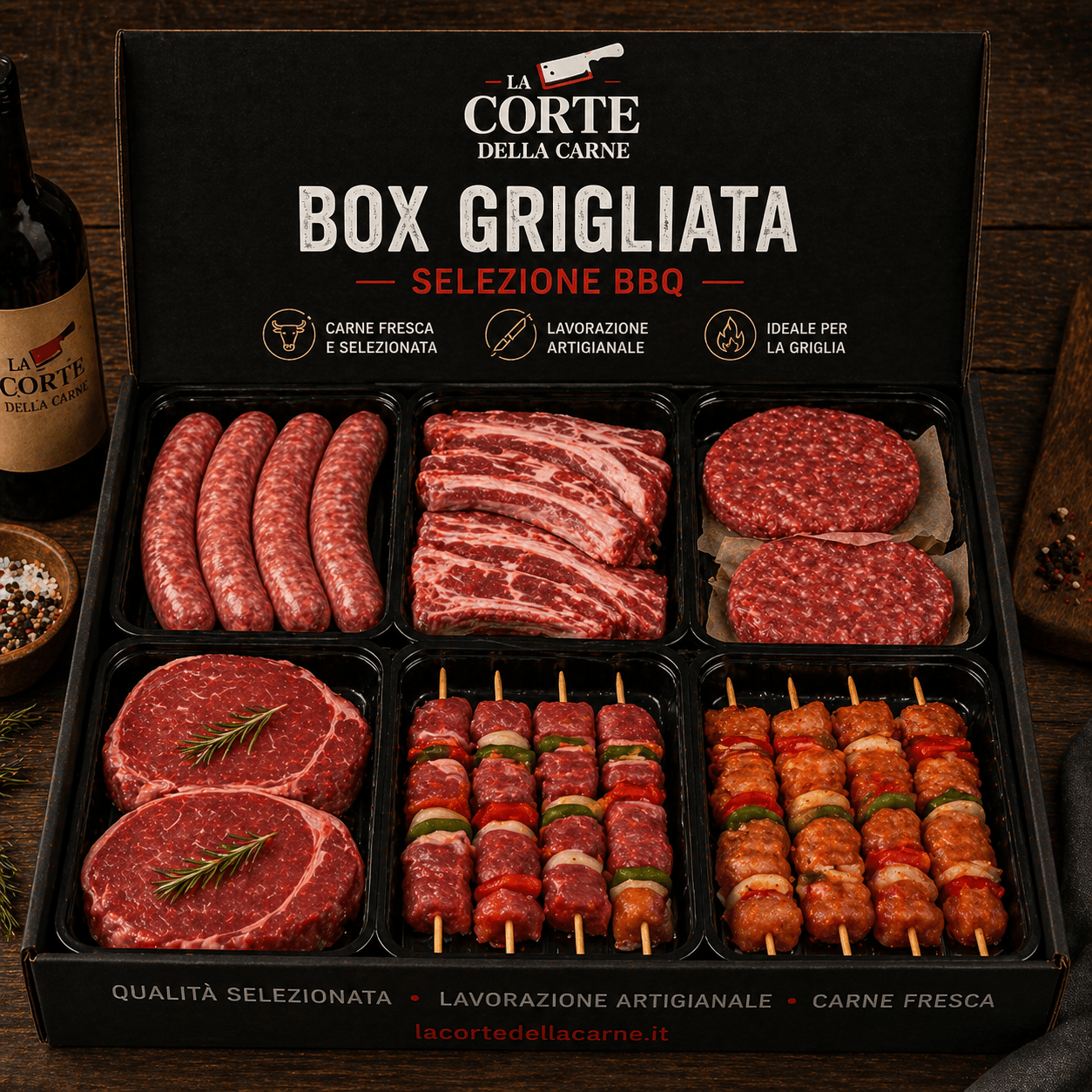 Box Grigliata – Selezione BBQ - Macelleria La Corte della Carne